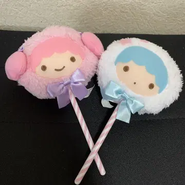 키키라라 솜사탕 인형 마스코트 새상품 리틀트윈스타