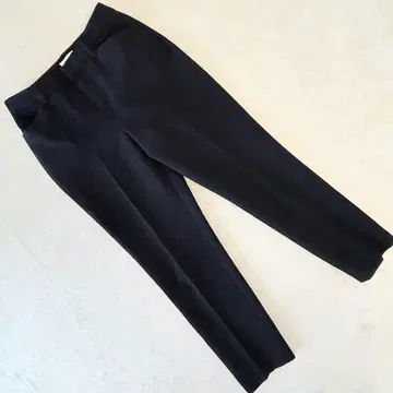 비쓰리 슬랙스 스트레치 소재 블랙 여성 팬츠 깔끔한 S