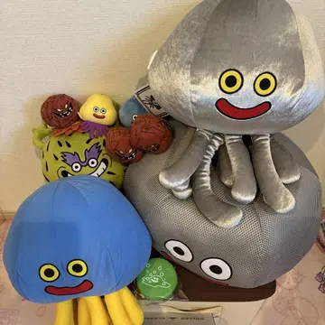 드래곤 퀘스트 봉제 인형과 스트랩 세트