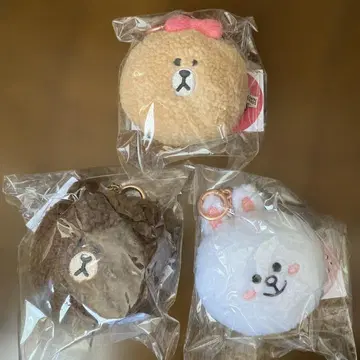 브라운과 코니 봉제 인형 마스코트