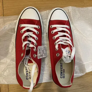 미사용 새상품 CONVERSE 올스타 레드 24cm 컨버스