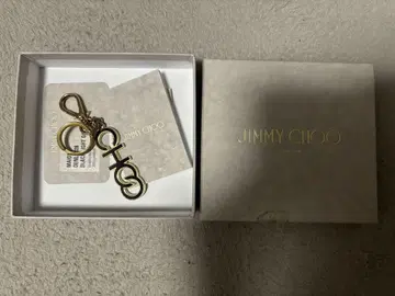 JIMMY CHOO 골드 키링