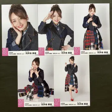 무카이치 미온 AKB48 브로마이드 5장 컴프 121