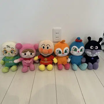 호빵맨 봉제 인형 세트