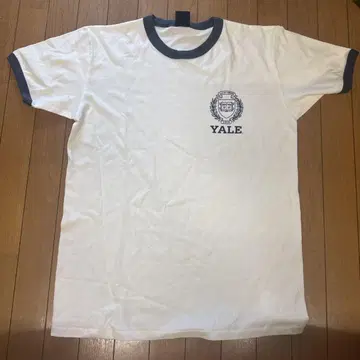 Yale University 링거 티셔츠 화이트