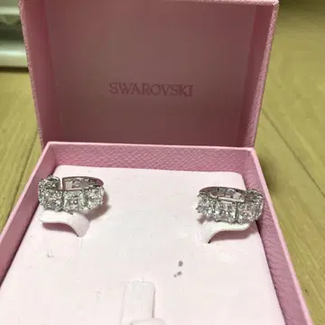 스와로브스키 크리스탈 후프 귀찌