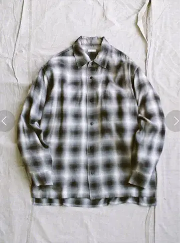PEACH RAYON OMBRE SHIRT