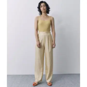 스터닝 루어 워셔블 와이드 팬츠
