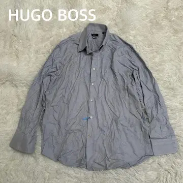 HUGO BOSS 휴고보스 스트라이프 긴팔 셔츠 와이셔츠 그레이
