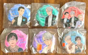 유리온 아이스 제일복권 배지 세트 6개