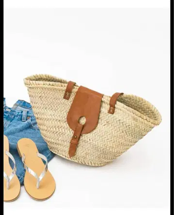 새상품급 KECH LeS ESSENTIELS 바스켓백