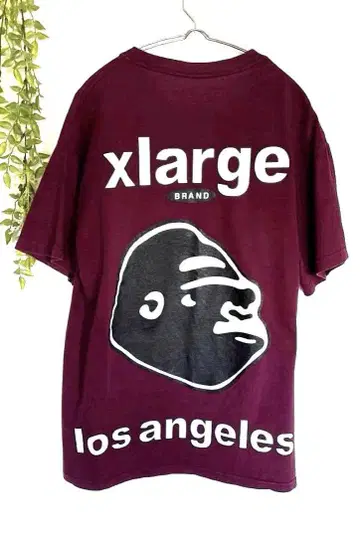 xlarge 티셔츠 버건디 고릴라 프린트 M