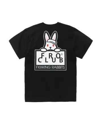 FXXKING RABBITS 티셔츠 블랙 FR2