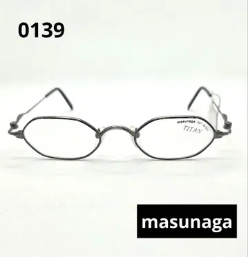 masunaga TITAN 티타늄 오벌 안경 0139