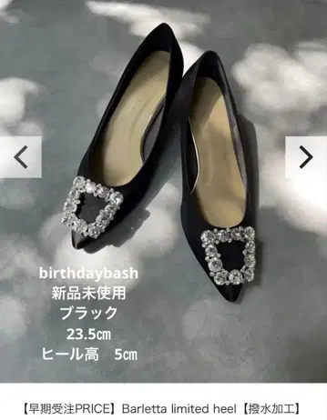 [ birthdaybash ] Barletta limited heel