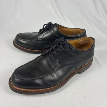 스카치 그레인 U 칩 가죽 26cm EEE F-1139 블랙
