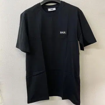BALR. 볼러 남성용 티셔츠 새상품 가슴 로고 블랙 L