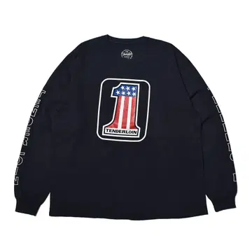 레어 XL TENDERLOIN TEE L/S NO.1 BLACK