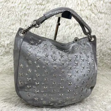 JIMMY CHOO 지미추 핸드백 스카이 스터드 가죽