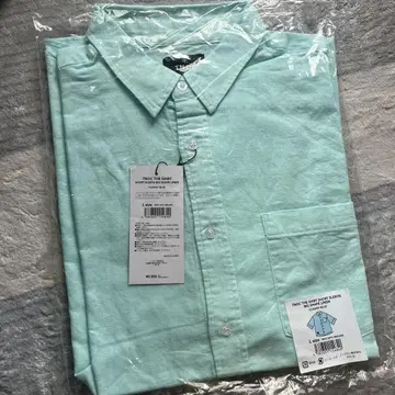 TNOC 숏 슬리브 셔츠 Cloudy Blue L 사이즈