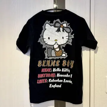 빔즈 보이 Hello Kitty T셔츠 블랙