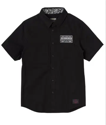 Zephyren EMBLEM SHIRT S/S BLACK L 사이즈