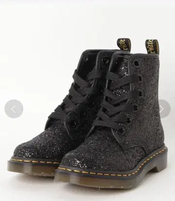 Dr. Martens 1460 Farrah 블랙 글리터 부츠