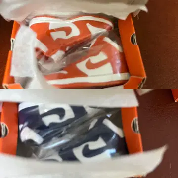 NIKE DUNK 스니커즈 덩크 미니어처 컬렉션 오렌지 네이비