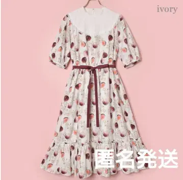 Melody Basket 꽃이 피는 무화과 원피스 메로바스 멜로디 바스켓