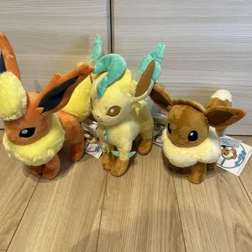 포켓몬 센터 봉제 인형 이브이 리피아 부스터 세트