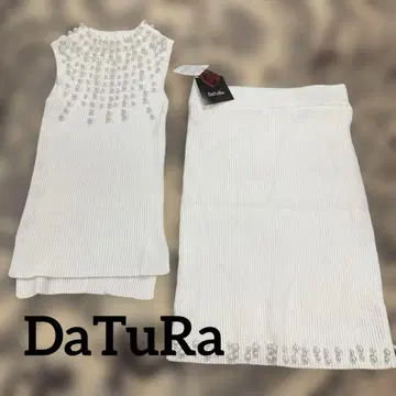미사용 새상품 DaTuRa 니트 탱크 스커트 셋업 #1677