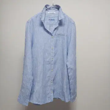 라코스테 린넨 셔츠 린넨 M