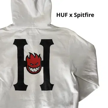 HUF x SPITFIRE 풀오버 후드티 맨투맨 HUF
