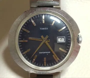 [작동품] TIMEX 남성용 손목시계 오토매틱 실버 컬러