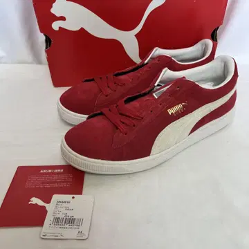 puma suede 스웨이드 리본 레드 27.0cm