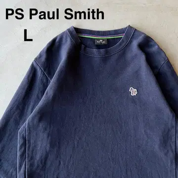 [ PS Paul Smith ] 폴스미스 L 맨투맨 시마우마 네이비