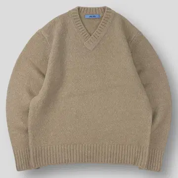 컨디션 최상 Blu Bre x Brilla 24AW 믹스 패브릭 니트