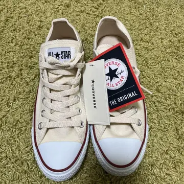 택 포함 새상품 CONVERSE ALL STAR 베이지 스니커즈