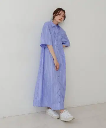 Bab 뷔스티에풍 셔츠 원피스
