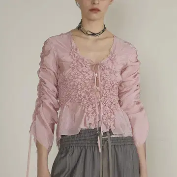 PRANK PROJECT 플랭크 프로젝트 Shirred Top