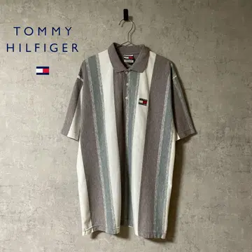 TOMMY HILFIGER 타미힐피거 90s 피케 셔츠 레어 컬러