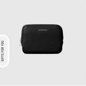 thehighlights mini pouch black 더하이라이츠