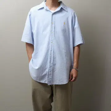 Ralph Lauren Seersucker B.D Shirt 121064