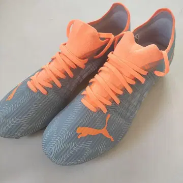 PUMA 울트라 축구 스파이크 오렌지 실버 28cm