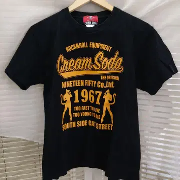 CREAM SODA 티셔츠 M 사이즈 블랙