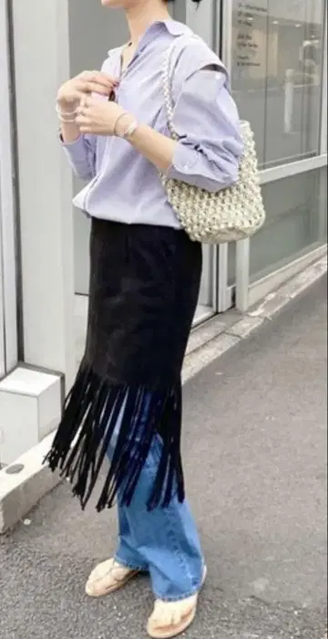 프린지 스커트