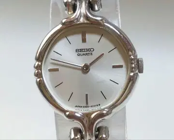 [작동품] SEIKO 여성용 손목시계 쿼츠 실버 컬러