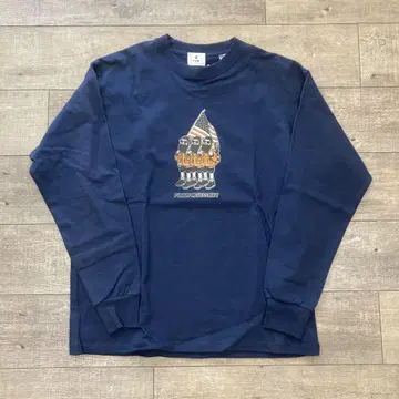 새상품, 미사용, 택 포함, FAN OJI LS Tee NAVY