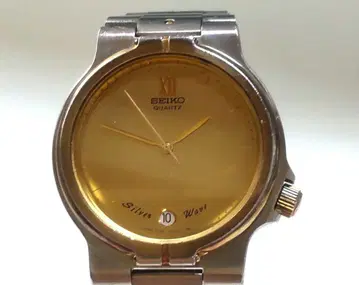 [ 작동품 ] SEIKO Silver Wave 남성용 손목시계 쿼츠 콤비