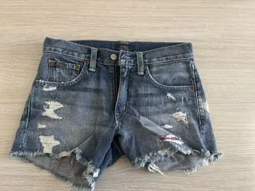 POLO 데님 숏 팬츠